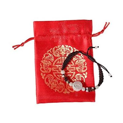 lachineuse Lapchineuse Pulsera de la felicidad, cordón rojo, verde, 20 lachineuse Lapchineuse Pulsera de la felicidad, cordón rojo, verde, 20