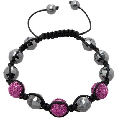 Carlo Monti Pulsera de Tela con hematita Carlo Monti Pulsera de Tela con hematita
