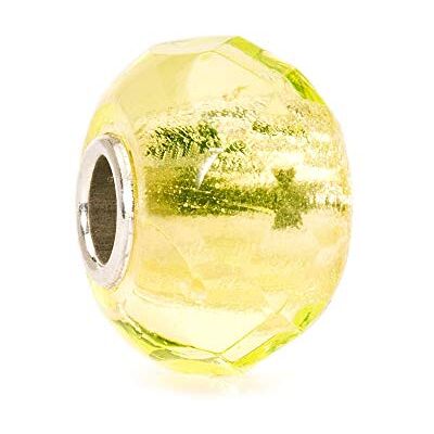 Trollbeads Cristal Bead Limonen Prisma, talla única, Vidrio, No es una piedra preciosa Trollbeads Cristal Bead Limonen Prisma, talla única, Vidrio, No es una piedra preciosa