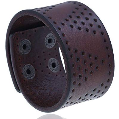 ZENSE Pulsera de cuero ajustable ZENSE Pulsera de cuero ajustable