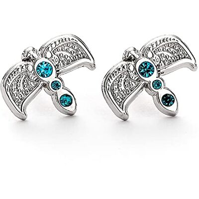 Harry Potter Ravenclaw Diadem Unisex Pendiente Plateado Aleación de Zinc Harry Potter Ravenclaw Diadem Unisex Pendiente Plateado Aleación de Zinc