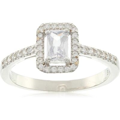 Brilio Silver Anillo Luxury Silver Ring with zircons RI051W Circuit: 60 mm Marca Brilio Silver Anillo Luxury Silver Ring with zircons RI051W Circuit: 60 mm Marca