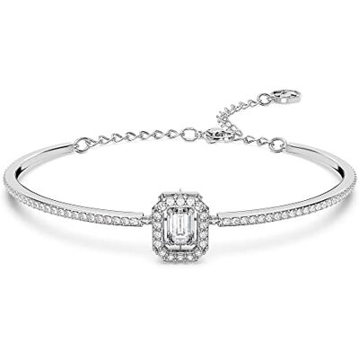 Swarovski Brazalete Millenia para Mujer, Cristales Transparentes, en Baño de Rodio, Colección Millenia de Swarovski Brazalete Millenia para Mujer, Cristales Transparentes, en Baño de Rodio, Colección Millenia de