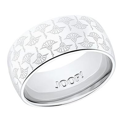 Joop! anillo de acero inoxidable para mujer, plateado, con estuche de regalo, Joop! anillo de acero inoxidable para mujer, plateado, con estuche de regalo,