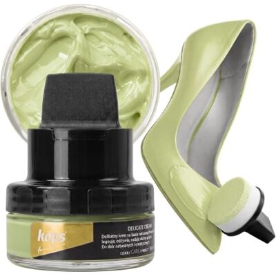 Kaps Crema para Zapatos con Aplicador de Esponja, Cuidado Intensivo y Nutritivo del Cuero, Delicate, 70 Colores Kaps Crema para Zapatos con Aplicador de Esponja, Cuidado Intensivo y Nutritivo del Cuero, Delicate, 70 Colores