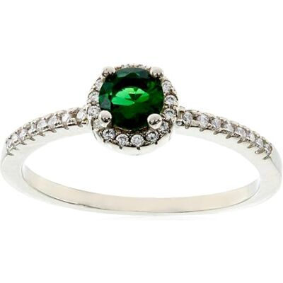 Brilio Silver Anillo Charming Silver Ring with zircons RI054WG Circuit: 60 mm Marca Brilio Silver Anillo Charming Silver Ring with zircons RI054WG Circuit: 60 mm Marca