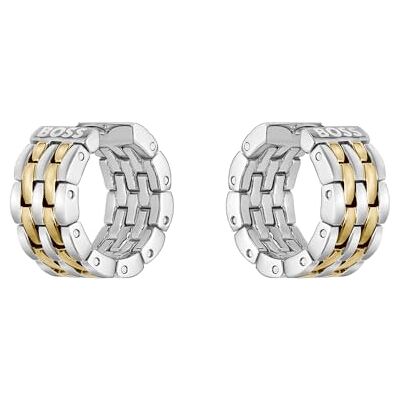 Boss Jewelry Pendientes Hinge para Mujer Colección ISLA Bicolor Boss Jewelry Pendientes Hinge para Mujer Colección ISLA Bicolor