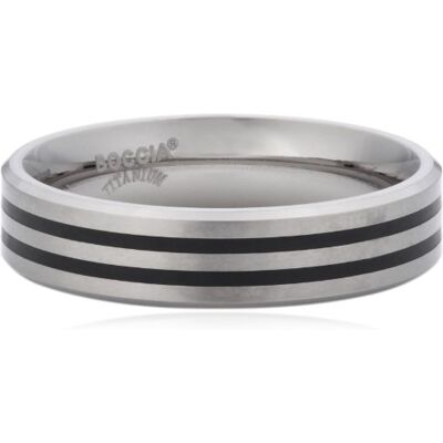 Boccia Anillo de titanio para mujer 0101-1748, Titanio, sin gema Boccia Anillo de titanio para mujer 0101-1748, Titanio, sin gema