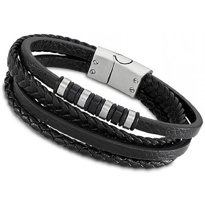 Lotus Pulsera Hombre Acero Inoxidable 316L Brazalete Confortable Lotus Pulsera Hombre Acero Inoxidable 316L Brazalete Confortable