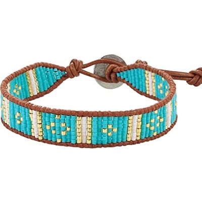 KELITCH New Miyuki Beaded Strand Bracelet Nuevas Pulseras De Abrigo De Cuero Pulseras Tejidas Trenzadas para Mujer KELITCH New Miyuki Beaded Strand Bracelet Nuevas Pulseras De Abrigo De Cuero Pulseras Tejidas Trenzadas para Mujer