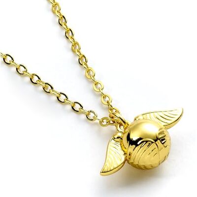 Harry Potter Snitch Dorada Unisex Collar Dorado Aleación de Zinc Harry Potter Snitch Dorada Unisex Collar Dorado Aleación de Zinc