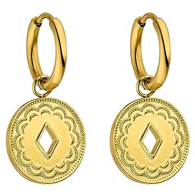 Purelei Lolani Pendientes de mujer de acero inoxidable duradero, resistentes al agua, 1,4 cm de diámetro, joyería de moda para tu look individual Purelei Lolani Pendientes de mujer de acero inoxidable duradero, resistentes al agua, 1,4 cm de diámetro, joyería de moda para tu look individual