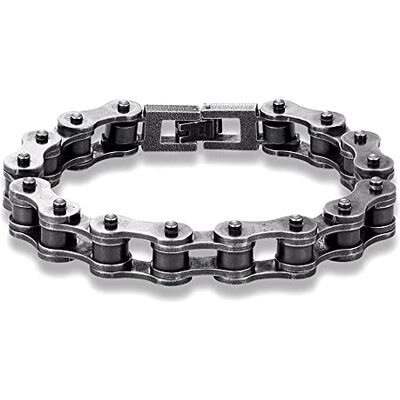ZENSE Pulsera de acero inoxidable vintage para hombre ZENSE Pulsera de acero inoxidable vintage para hombre