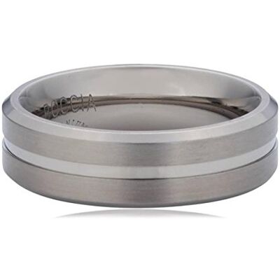 Boccia Anillo de Titanio con ónice, Talla 13 (16,88 mm) Boccia Anillo de Titanio con ónice, Talla 13 (16,88 mm)