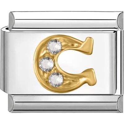 Quiges Pulsera de eslabones italianos de 9 mm, Acero inoxidable Quiges Pulsera de eslabones italianos de 9 mm, Acero inoxidable