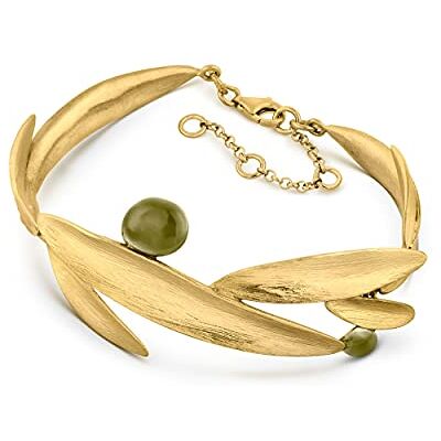 ART PULSERA DORADA OLIVIA Diseñado por Clara Niubò Colección Olivia Pulsera de metal dorado con baño de oro de 24 K Dorado ART PULSERA DORADA OLIVIA Diseñado por Clara Niubò Colección Olivia Pulsera de metal dorado con baño de oro de 24 K Dorado