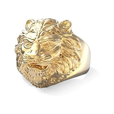 GUESS Anillo hombre LION KING JUMR01307JWYG acero inoxidable dorado cabeza león GUESS Anillo hombre LION KING JUMR01307JWYG acero inoxidable dorado cabeza león