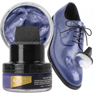 Kaps Crema para Zapatos con Aplicador de Esponja, Cuidado Intensivo y Nutritivo del Cuero, Delicate, 70 Colores Kaps Crema para Zapatos con Aplicador de Esponja, Cuidado Intensivo y Nutritivo del Cuero, Delicate, 70 Colores