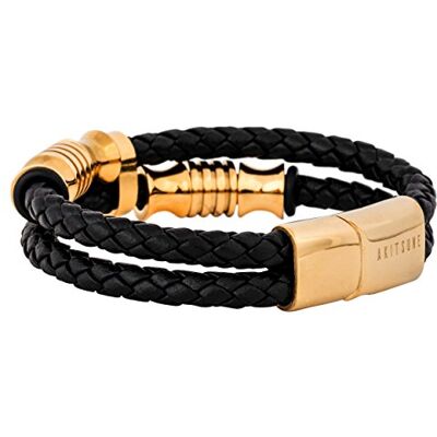 Akitsune Gracilitas Brazalete de Cuero Mujer Hombreas Acero Inoxidable Magnético Hombre Pulsera Plata Negro Mate Oro Akitsune Gracilitas Brazalete de Cuero Mujer Hombreas Acero Inoxidable Magnético Hombre Pulsera Plata Negro Mate Oro