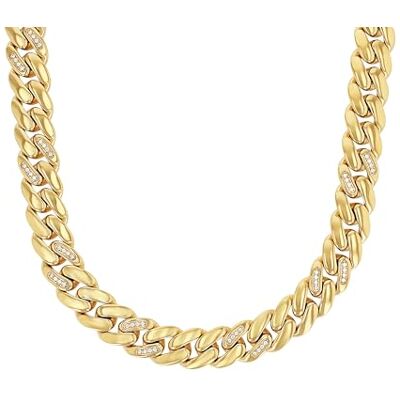 Joop! Collar de acero inoxidable para mujer, collar, parcialmente con baño de oro IP, viene en una caja de regalo de joyería. Joop! Collar de acero inoxidable para mujer, collar, parcialmente con baño de oro IP, viene en una caja de regalo de joyería.