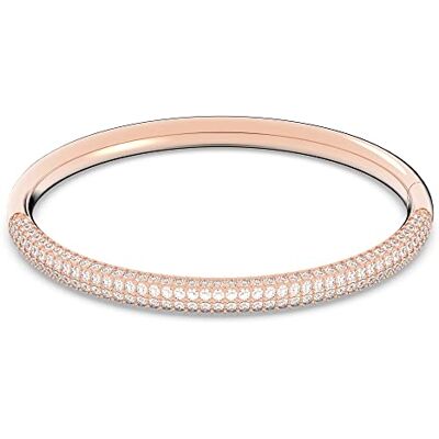Swarovski Brazalete Stone L para Mujer, Con Baño en Tono Oro, Cristales Blancos, Colección Stone Swarovski Brazalete Stone L para Mujer, Con Baño en Tono Oro, Cristales Blancos, Colección Stone