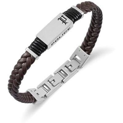 Police Ridgecord Pulsera de acero inoxidable para hombre Police Ridgecord Pulsera de acero inoxidable para hombre