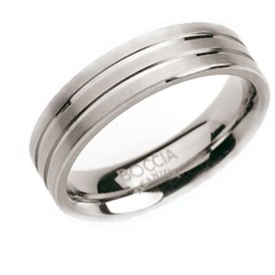 Boccia Anillo de Titanio con ónice, Talla 13 (16,88 mm) Boccia Anillo de Titanio con ónice, Talla 13 (16,88 mm)