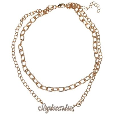 Urban Classics Collar unisex de diamantes zodiac, color sagitarius, talla única Urban Classics Collar unisex de diamantes zodiac, color sagitarius, talla única