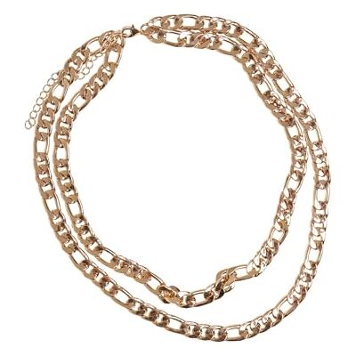 Urban Classics Accessoires Figaro Collar de capas, talla única, Metal, No es una piedra preciosa Urban Classics Accessoires Figaro Collar de capas, talla única, Metal, No es una piedra preciosa