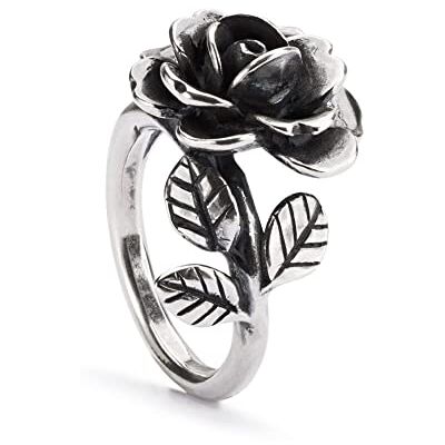 Trollbeads Sterling Silver Rose Ring Size Trollbeads Sterling Silver Rose Ring Size