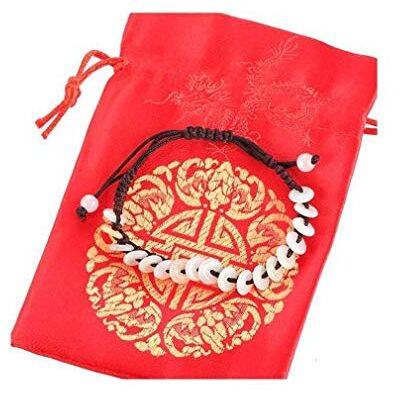 lachineuse Pulsera – Bolsa de satén, talla única, Piedra Algodón Piedra jade algodón lachineuse Pulsera – Bolsa de satén, talla única, Piedra Algodón Piedra jade algodón