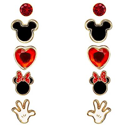 Disney Set 5 Pendientes Minnie Mouse Disney Set 5 Pendientes Minnie Mouse