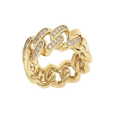 Joop! Anillo para mujer, acero inoxidable, 11 mm, con circonitas, dorado, idea de regalo, viene en caja de regalo de joyería. Joop! Anillo para mujer, acero inoxidable, 11 mm, con circonitas, dorado, idea de regalo, viene en caja de regalo de joyería.