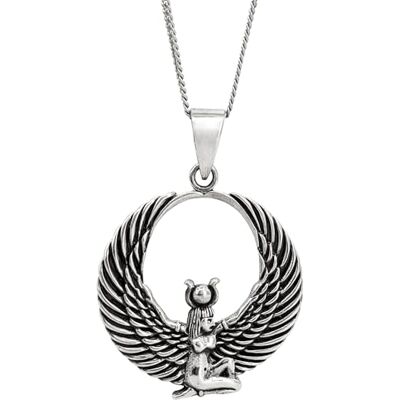 81stgeneration Collar Medallón Grande Isis Alado Plata de Ley Mujer Hombre Colgante Diosa Egipcia Plata 925 Cadena Eslabones Collar Símbolo Antiguo Joyas Espirituales Protección 81stgeneration Collar Medallón Grande Isis Alado Plata de Ley Mujer Hombre Colgante Diosa Egipcia Plata 925 Cadena Eslabones Collar Símbolo Antiguo Joyas Espirituales Protección