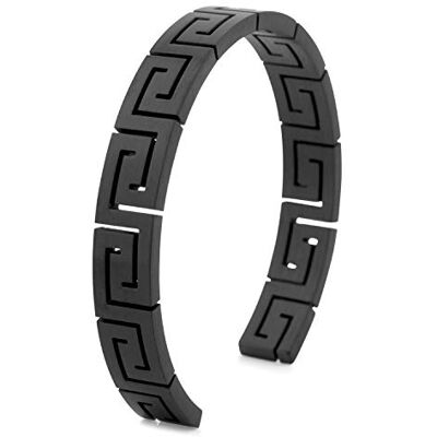 Akitsune Argius Mander Pulsera Griego antiguo Brazo Joyería Mujer Hombres Pulsera de acero inoxidable Cuff Akitsune Argius Mander Pulsera Griego antiguo Brazo Joyería Mujer Hombres Pulsera de acero inoxidable Cuff