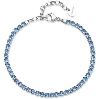 Brosway DESIDERI Pulsera para mujer de acero inoxidable en color plata, longitud: 22 cm Brosway DESIDERI Pulsera para mujer de acero inoxidable en color plata, longitud: 22 cm