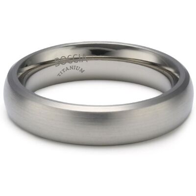 Boccia Anillo de Titanio con ónice, Talla 13 (16,88 mm) Boccia Anillo de Titanio con ónice, Talla 13 (16,88 mm)