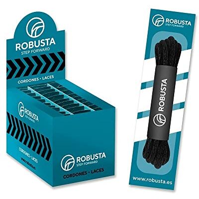 robusta Pack 30 Pares Cordon Negro HIDRO 150 CM robusta Pack 30 Pares Cordon Negro HIDRO 150 CM