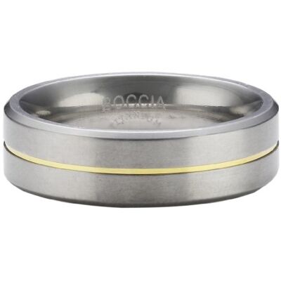 Boccia Anillo de Titanio con ónice, Talla 13 (16,88 mm) Boccia Anillo de Titanio con ónice, Talla 13 (16,88 mm)