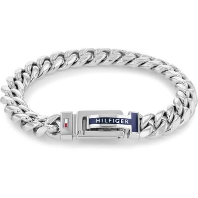 Tommy Hilfiger Jewelry Pulsera de Cadena para Hombre de Acero Inoxidable Tommy Hilfiger Jewelry Pulsera de Cadena para Hombre de Acero Inoxidable