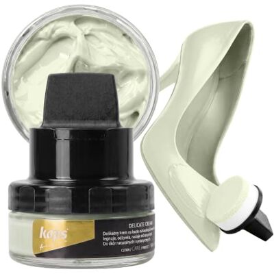 Kaps Crema para Zapatos con Aplicador de Esponja, Cuidado Intensivo y Nutritivo del Cuero, Delicate, 70 Colores Kaps Crema para Zapatos con Aplicador de Esponja, Cuidado Intensivo y Nutritivo del Cuero, Delicate, 70 Colores