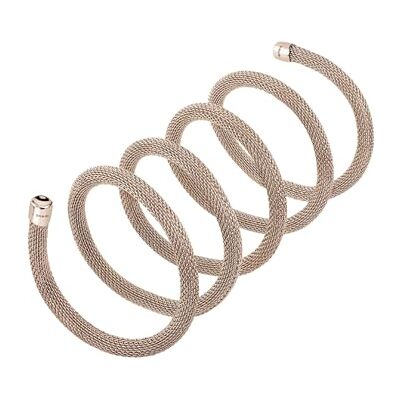 BREIL , Nueva Colección Snake, Joyería para Mujer en Acero, Pulsera Collar, Ligera, Suave y Maleable, Se Puede Usar de Diferentes Maneras, Longitud 80 cm, Color Plata BREIL , Nueva Colección Snake, Joyería para Mujer en Acero, Pulsera Collar, Ligera, Suave y Maleable, Se Puede Usar de Diferentes Maneras, Longitud 80 cm, Color Plata
