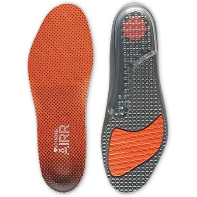 Sof Sole Plantillas AIRR Performance de gel de longitud completa para zapatos para hombre, Naranja, 7-8.5 Sof Sole Plantillas AIRR Performance de gel de longitud completa para zapatos para hombre, Naranja, 7-8.5