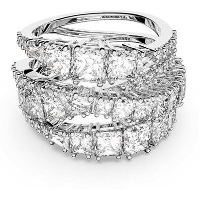 Swarovski Hyperbola anillo, tallas mixtas, blanco, chapado en rodio Swarovski Hyperbola anillo, tallas mixtas, blanco, chapado en rodio