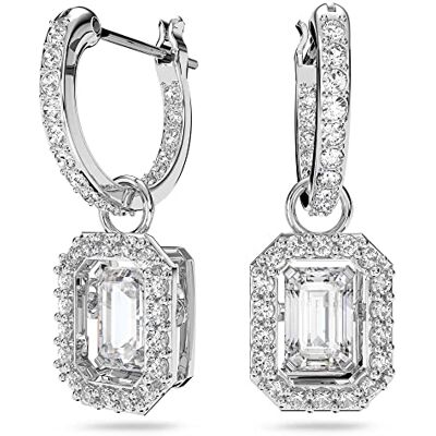 Swarovski Una Colección pendientes colgantes, talla octagonal Swarovski Una Colección pendientes colgantes, talla octagonal