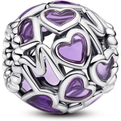 PANDORA Moments Breloque en Forme de cœur Ouvert en Argent Sterling Compatible Avec Les Bracelets Moments, 11,4x11,4x10,8 mm, Argent Sterling, Pas de gemme PANDORA Moments Breloque en Forme de cœur Ouvert en Argent Sterling Compatible Avec Les Bracelets Moments, 11,4x11,4x10,8 mm, Argent Sterling, Pas de gemme
