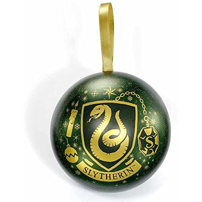 Harry Potter Official Slytherin Bauble with House Necklace Harry Potter Official Slytherin Bauble with House Necklace