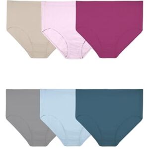 Fruit of the Loom Calzoncillos para Mujer, Talla Grande, Aptos para mí, diseñados para Adaptarse a Tus Curvas, Calzoncillos, Malla de algodón, los Colores Pueden Variar, 13 Plus Fruit of the Loom Calzoncillos para Mujer, Talla Grande, Aptos para mí, diseñados para Adaptarse a Tus Curvas, Calzoncillos, Malla de algodón, los Colores Pueden Variar, 13 Plus