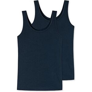 Uncover by Schiesser 2PACK Trägertop Ropa Interior, Dunkelblau, S (Pack de 2) De Las Mujeres Uncover by Schiesser 2PACK Trägertop Ropa Interior, Dunkelblau, S (Pack de 2) De Las Mujeres