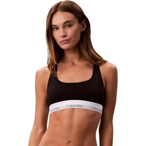 Calvin Sujetador Bralette Mujer Unlined con Logotipo en la Cintura, Negro (Black), S Calvin Sujetador Bralette Mujer Unlined con Logotipo en la Cintura, Negro (Black), S